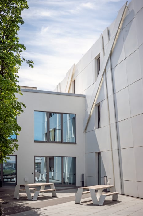 HOFF Saertex Büro Innenhof