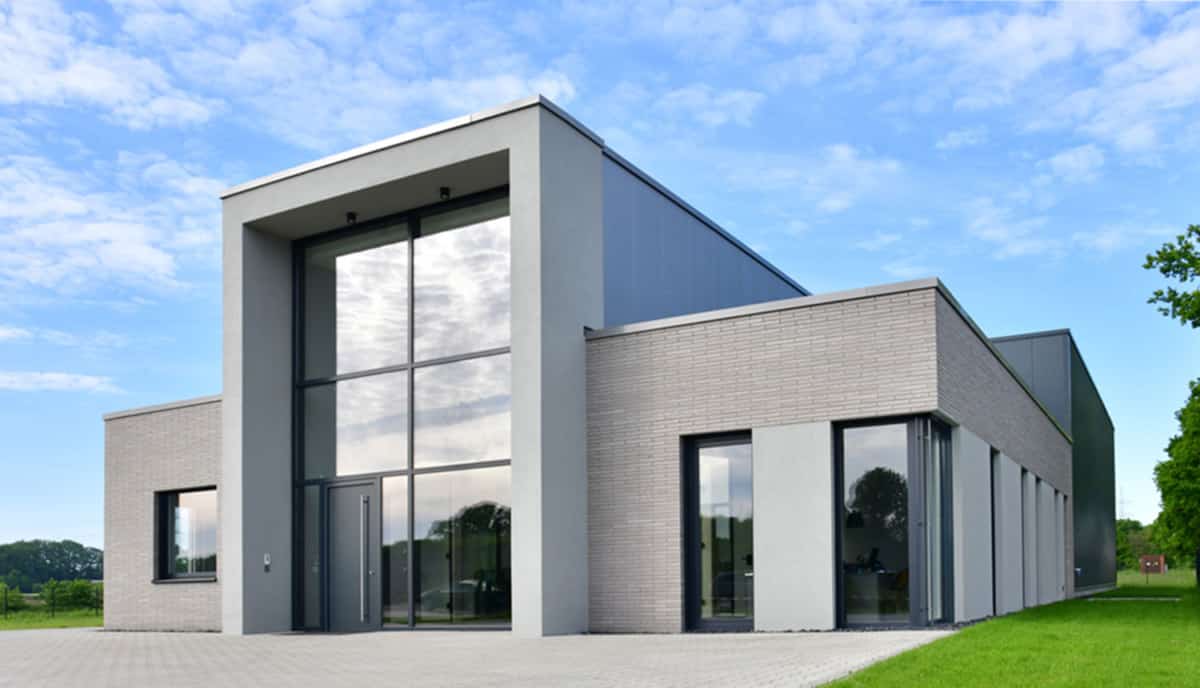 Bürogebäude Logistikhalle von HOFF und Partner für Theo Dreier Moden Gronau